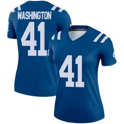 Women's Trey Washington Indianapolis Colts No.41 Legend Jersey - Royal