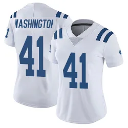 Women's Trey Washington Indianapolis Colts No.41 Limited Vapor Untouchable Jersey - White
