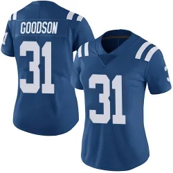 Women's Tyler Goodson Indianapolis Colts No.31 Limited Team Color Vapor Untouchable Jersey - Royal