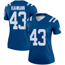 Women's Tyler Kahmann Indianapolis Colts No.43 Legend Jersey - Royal