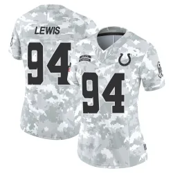Women's Tyquan Lewis Indianapolis Colts No.94 Limited 2024 Salute to Service Jersey - Arctic Camo