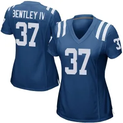 Women's Ulysses Bentley IV Indianapolis Colts No.37 Game Team Color Jersey - Royal Blue