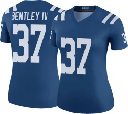 Women's Ulysses Bentley IV Indianapolis Colts No.37 Legend Color Rush Jersey - Royal