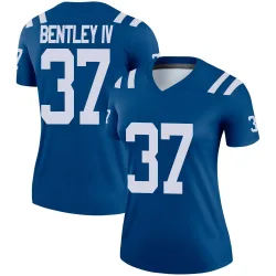 Women's Ulysses Bentley IV Indianapolis Colts No.37 Legend Jersey - Royal