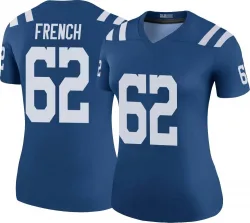 Women's Wesley French Indianapolis Colts No.62 Legend Color Rush Jersey - Royal