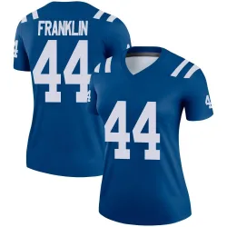 Women's Zaire Franklin Indianapolis Colts No.44 Legend Jersey - Royal