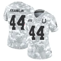 Women's Zaire Franklin Indianapolis Colts No.44 Limited 2024 Salute to Service Jersey - Arctic Camo