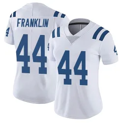 Women's Zaire Franklin Indianapolis Colts No.44 Limited Vapor Untouchable Jersey - White