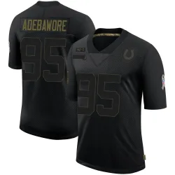 Youth Adetomiwa Adebawore Indianapolis Colts No.95 Limited 2020 Salute To Service Jersey - Black