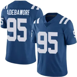 Youth Adetomiwa Adebawore Indianapolis Colts No.95 Limited Team Color Vapor Untouchable Jersey - Royal