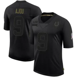 Youth Ajou Ajou Indianapolis Colts No.9 Limited 2020 Salute To Service Jersey - Black