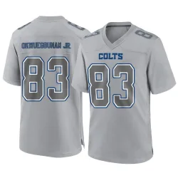 Youth Albert Okwuegbunam Jr. Indianapolis Colts No.83 Game Atmosphere Fashion Jersey - Gray