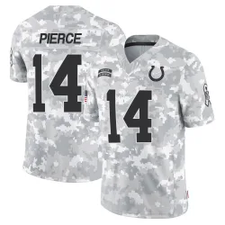 Youth Alec Pierce Indianapolis Colts No.14 Limited 2024 Salute to Service Jersey - Arctic Camo