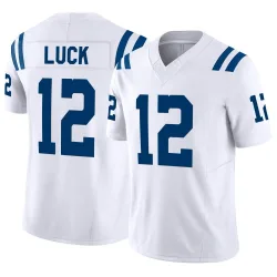 Youth Andrew Luck Indianapolis Colts No.12 Limited Vapor F.U.S.E. Jersey - White