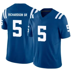 Youth Anthony Richardson Sr. Indianapolis Colts No.5 Limited Vapor F.U.S.E. Jersey - Royal