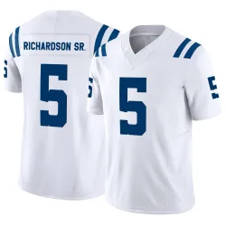 Youth Anthony Richardson Sr. Indianapolis Colts No.5 Limited Vapor F.U.S.E. Jersey - White
