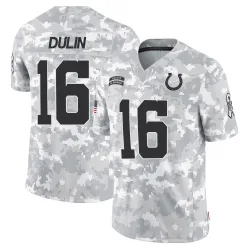 Youth Ashton Dulin Indianapolis Colts No.16 Limited 2024 Salute to Service Jersey - Arctic Camo