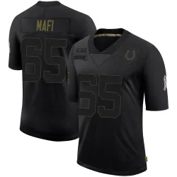 Youth Atonio Mafi Indianapolis Colts No.65 Limited 2020 Salute To Service Jersey - Black