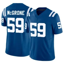 Youth Cameron McGrone Indianapolis Colts No.59 Limited Vapor F.U.S.E. Jersey - Royal