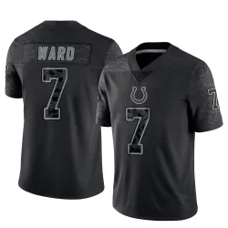 Youth Charvarius Ward Indianapolis Colts No.7 Limited Reflective Jersey - Black