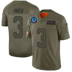 Youth Coleman Owen Indianapolis Colts No.3 Limited 2019 Salute to Service Jersey - Camo