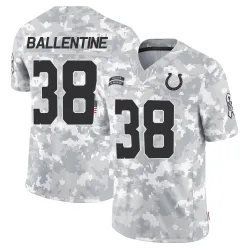 Youth Corey Ballentine Indianapolis Colts No.38 Limited 2024 Salute to Service Jersey - Arctic Camo