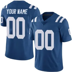 Youth Custom Indianapolis Colts No.00 Limited Team Color Vapor Untouchable Jersey - Royal