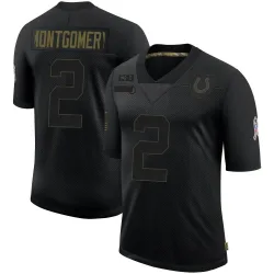 Youth D.J. Montgomery Indianapolis Colts No.2 Limited 2020 Salute To Service Jersey - Black