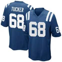 Youth Dalton Tucker Indianapolis Colts No.68 Game Team Color Jersey - Royal Blue