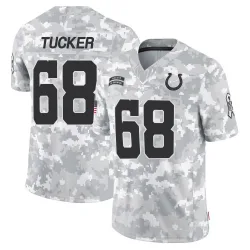 Youth Dalton Tucker Indianapolis Colts No.68 Limited 2024 Salute to Service Jersey - Arctic Camo