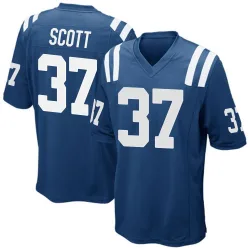 Youth Daniel Scott Indianapolis Colts No.37 Game Team Color Jersey - Royal Blue