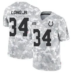 Youth David Long Jr. Indianapolis Colts No.34 Limited 2024 Salute to Service Jersey - Arctic Camo
