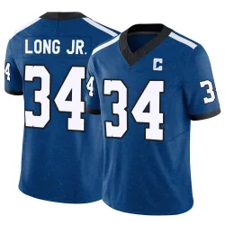 Youth David Long Jr. Indianapolis Colts No.34 Limited Indiana Nights Alternate Vapor F.U.S.E. Jersey - Royal