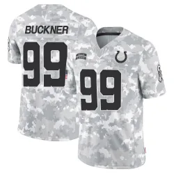 Youth DeForest Buckner Indianapolis Colts No.99 Limited 2024 Salute to Service Jersey - Arctic Camo