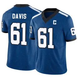 Youth Devonta Davis Indianapolis Colts No.61 Limited Indiana Nights Alternate Vapor F.U.S.E. Jersey - Royal