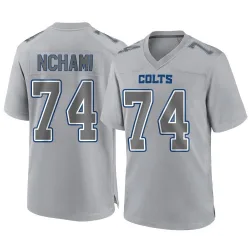 Youth Durell Nchami Indianapolis Colts No.74 Game Atmosphere Fashion Jersey - Gray