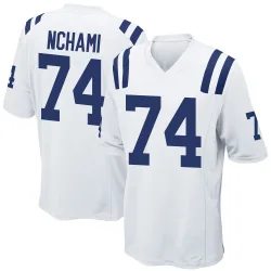 Youth Durell Nchami Indianapolis Colts No.74 Game Jersey - White