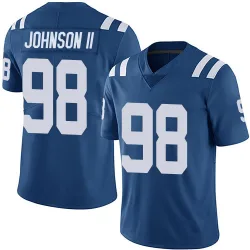 Youth Eric Johnson II Indianapolis Colts No.98 Limited Team Color Vapor Untouchable Jersey - Royal