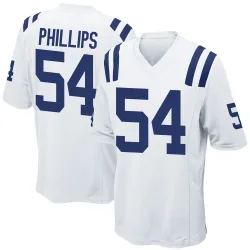 Youth Jacob Phillips Indianapolis Colts No.54 Game Jersey - White