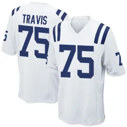 Youth Jalen Travis Indianapolis Colts No.75 Game Jersey - White