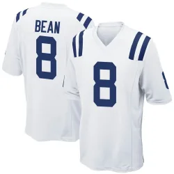 Youth Jason Bean Indianapolis Colts No.8 Game Jersey - White