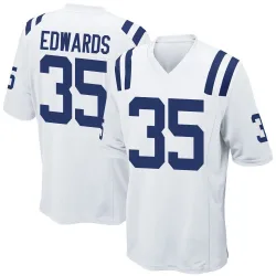 Youth Johnathan Edwards Indianapolis Colts No.35 Game Jersey - White