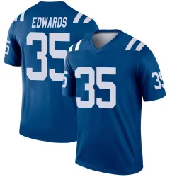 Youth Johnathan Edwards Indianapolis Colts No.35 Legend Jersey - Royal