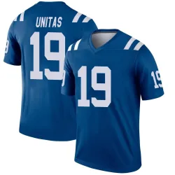 Youth Johnny Unitas Indianapolis Colts No.19 Legend Jersey - Royal