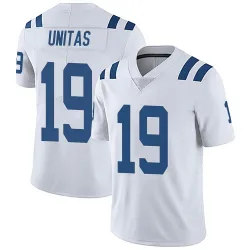 Youth Johnny Unitas Indianapolis Colts No.19 Limited Vapor Untouchable Jersey - White