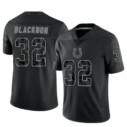 Youth Julian Blackmon Indianapolis Colts No.32 Limited Reflective Jersey - Black