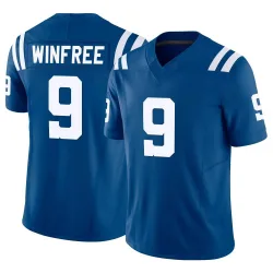 Youth Juwann Winfree Indianapolis Colts No.9 Limited Vapor F.U.S.E. Jersey - Royal