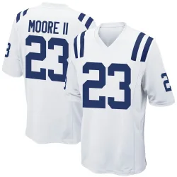 Youth Kenny Moore II Indianapolis Colts No.23 Game Jersey - White