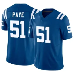 Youth Kwity Paye Indianapolis Colts No.51 Limited Vapor F.U.S.E. Jersey - Royal