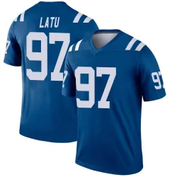 Youth Laiatu Latu Indianapolis Colts No.97 Legend Jersey - Royal